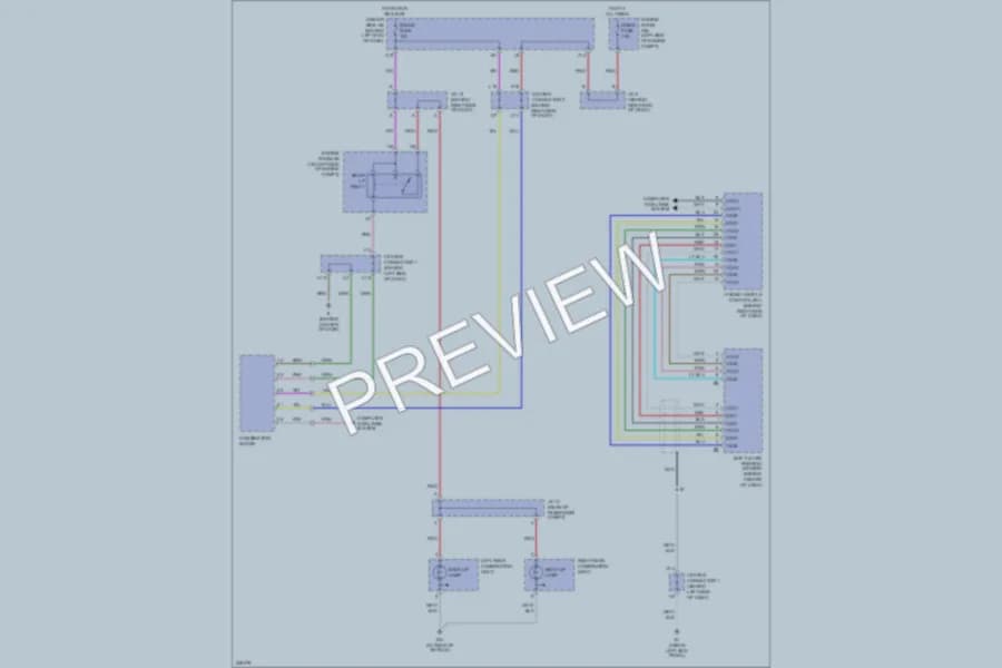 2006 Toyota Prius Exterior Lights wiring diagram preview
