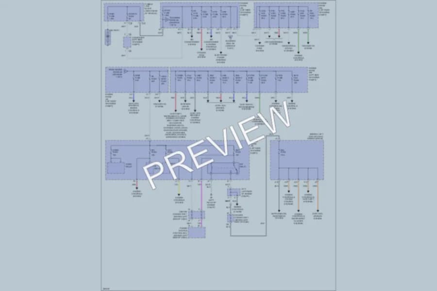 2006 Toyota Prius Power Distribution wiring diagram preview
