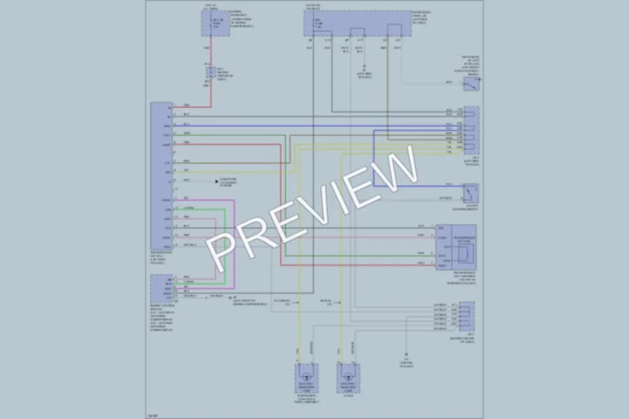 2006 Toyota RAV4 Anti Theft wiring diagram preview