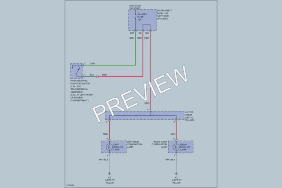 2006 Toyota RAV4 Exterior Lights wiring diagram preview