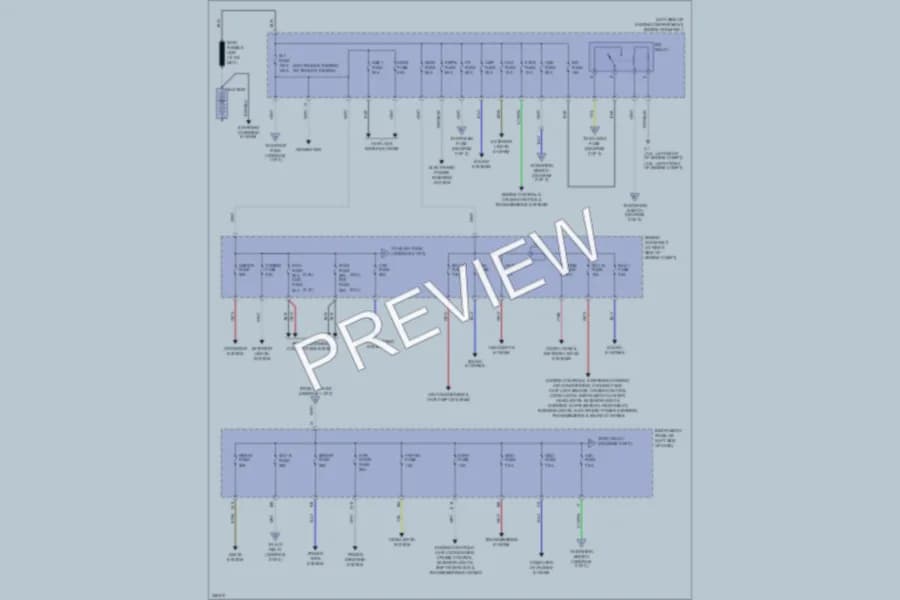 2006 Toyota RAV4 Power Distribution wiring diagram preview