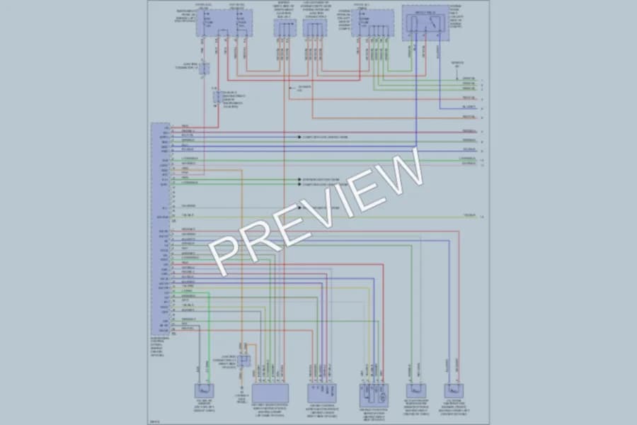 2006 Toyota Sequoia Air Conditioning wiring diagram preview