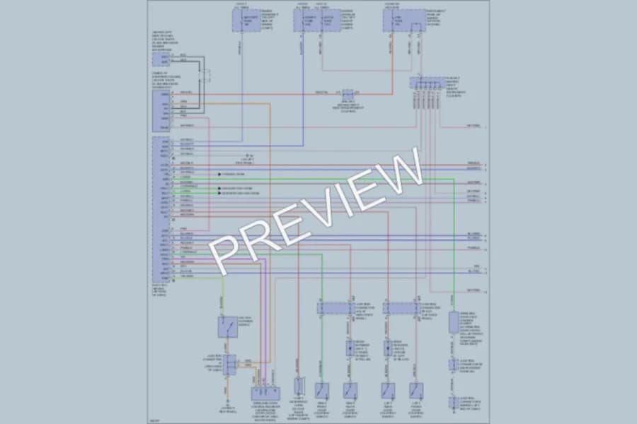 2006 Toyota Sequoia Anti Theft wiring diagram preview
