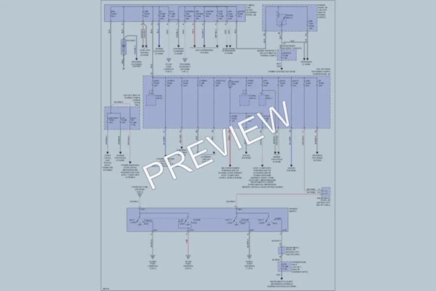 2006 Toyota Sequoia Power Distribution wiring diagram preview