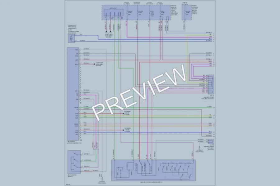 2006 Toyota Sienna Memory Systems wiring diagram preview