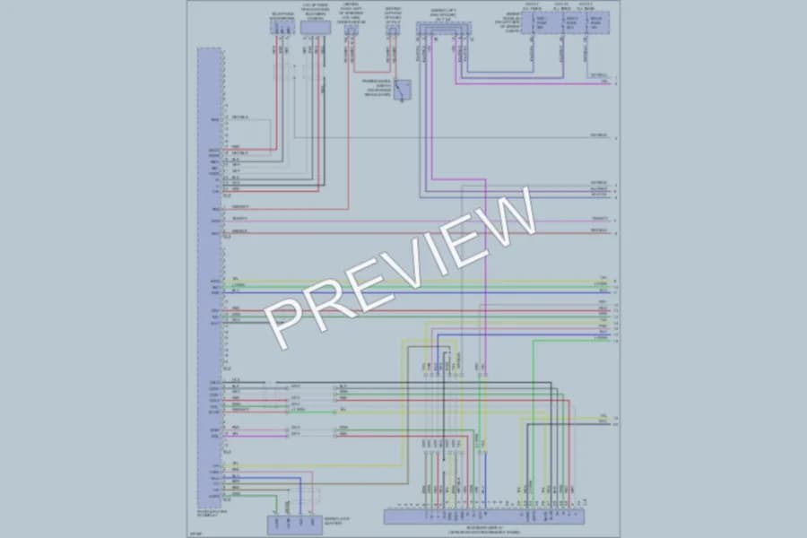 2006 Toyota Sienna Navigation wiring diagram preview