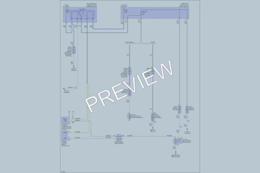 2006 Toyota Solara Defoggers wiring diagram preview