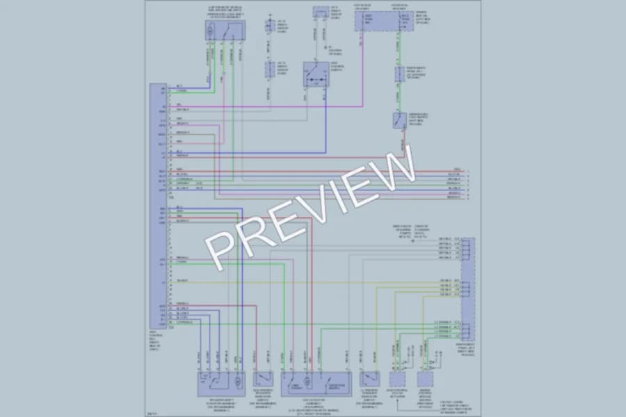 2006 Toyota Tacoma Transmission wiring diagram preview