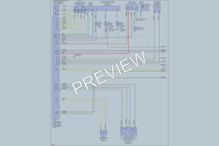 2006 Toyota Tundra Supplemental Restraints wiring diagram preview