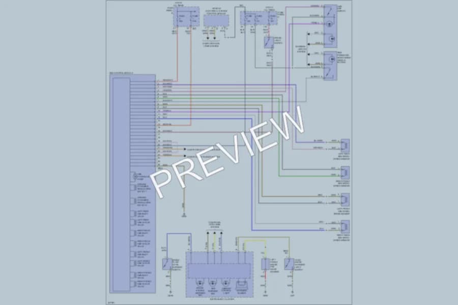 2006 Volkswagen GTI Anti Lock Brakes wiring diagram preview