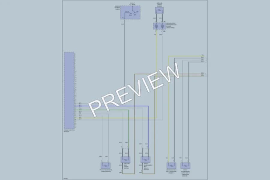 2006 Volkswagen GTI Supplemental Restraints wiring diagram preview