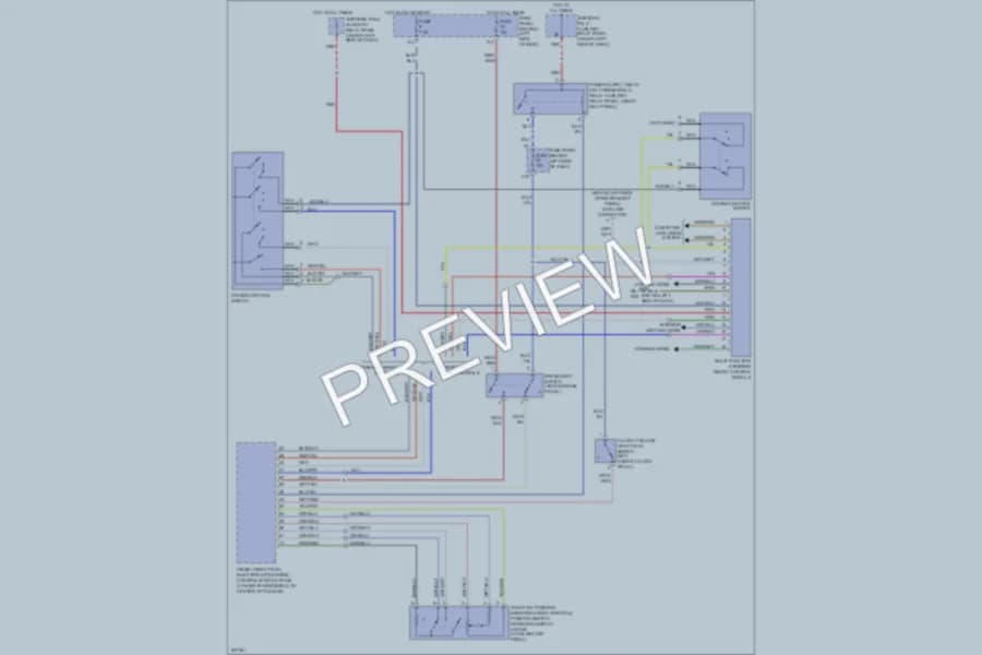2006 Volkswagen Golf Cruise Control wiring diagram preview