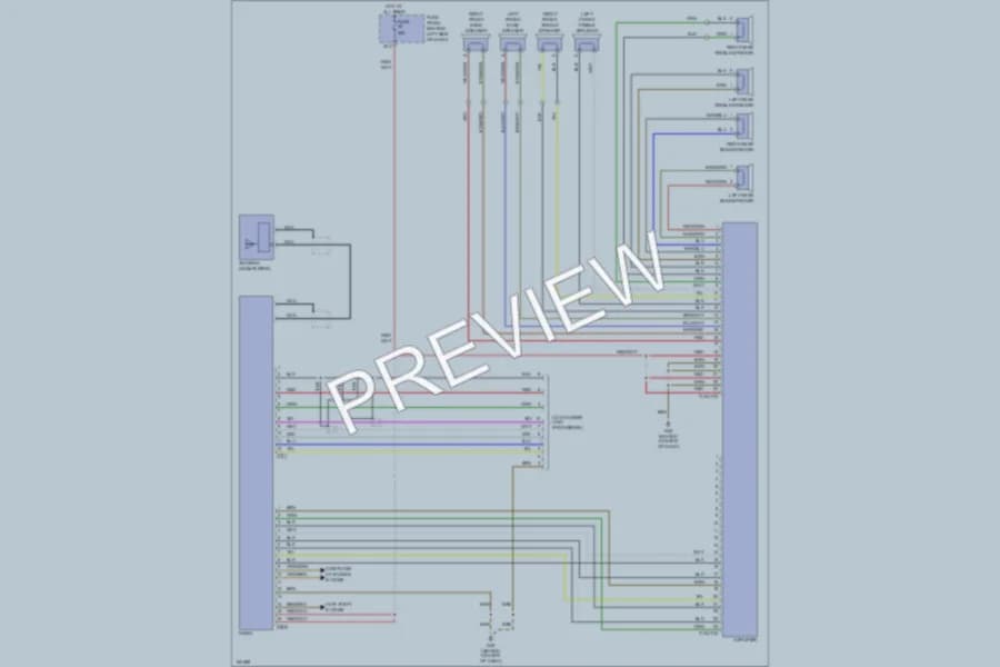 2006 Volkswagen Golf Radio wiring diagram preview