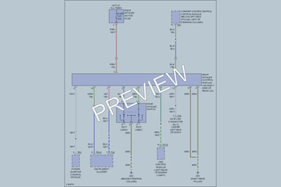 2006 Volkswagen NewBeetle Active Bodyworks wiring diagram preview