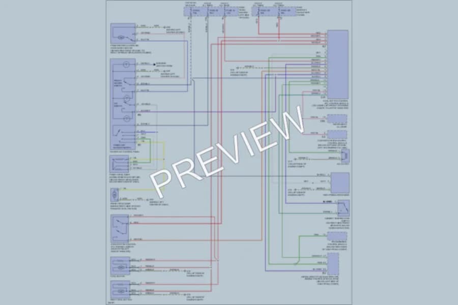 2006 Volkswagen NewBeetle Air Conditioning wiring diagram preview