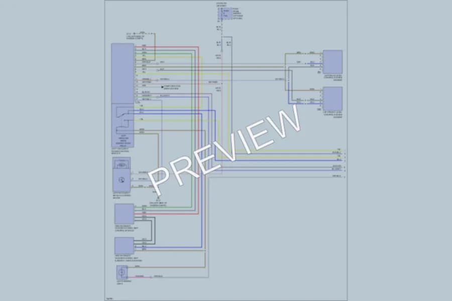 2006 Volkswagen NewBeetle Headlights wiring diagram preview