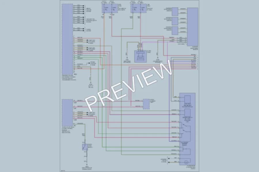 2006 Volkswagen Passat Anti Theft wiring diagram preview