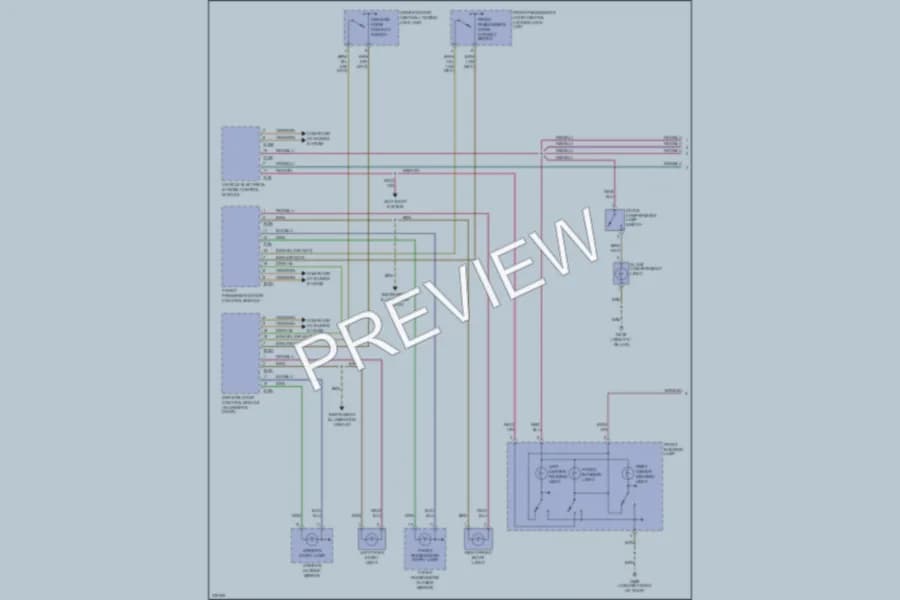 2006 Volkswagen Passat Interior Lights wiring diagram preview