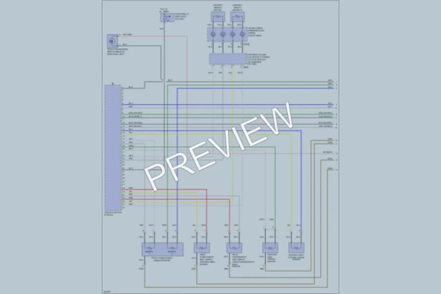 2006 Volkswagen Passat Supplemental Restraints wiring diagram preview