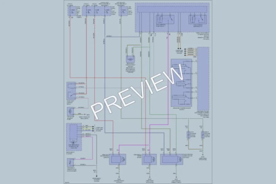 2006 Volkswagen Passat Wiper Washer wiring diagram preview
