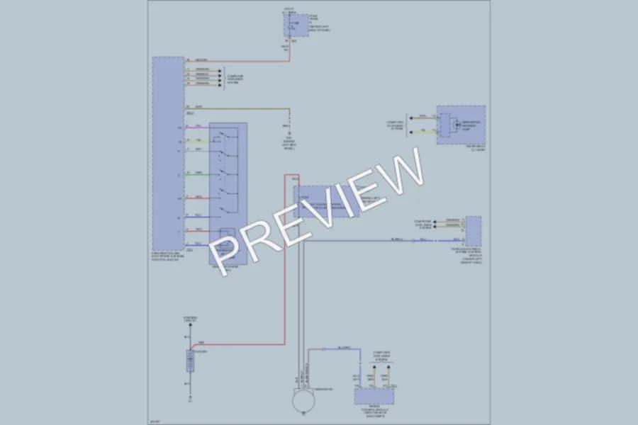 2006 Volkswagen Rabbit Starting Charging wiring diagram preview
