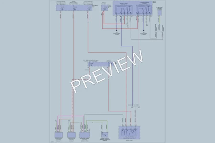 2006 Volkswagen Touareg Cooling Fan wiring diagram preview