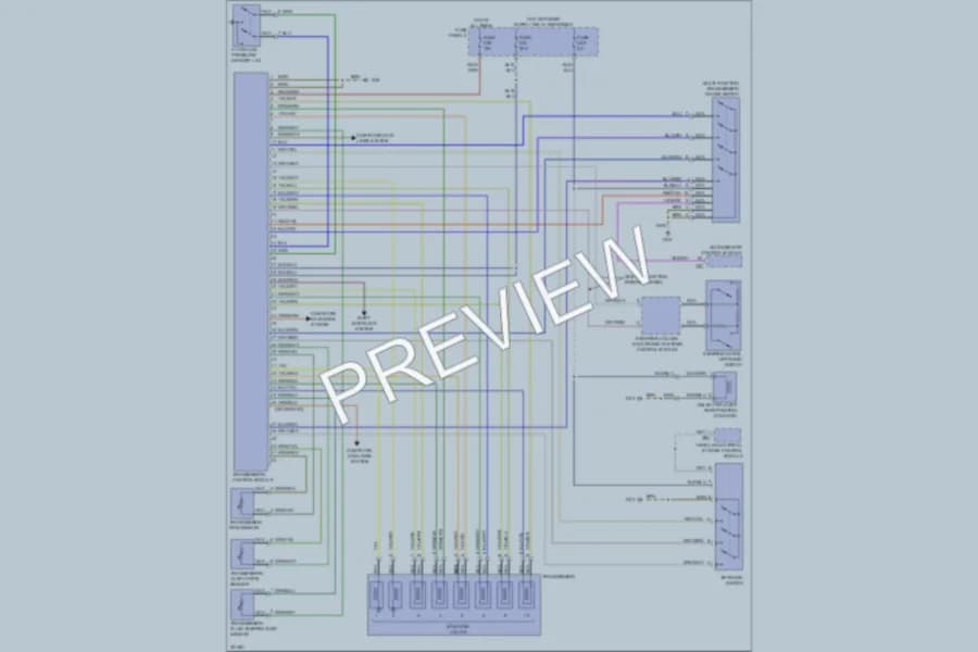 2006 Volkswagen Touareg Transmission wiring diagram preview