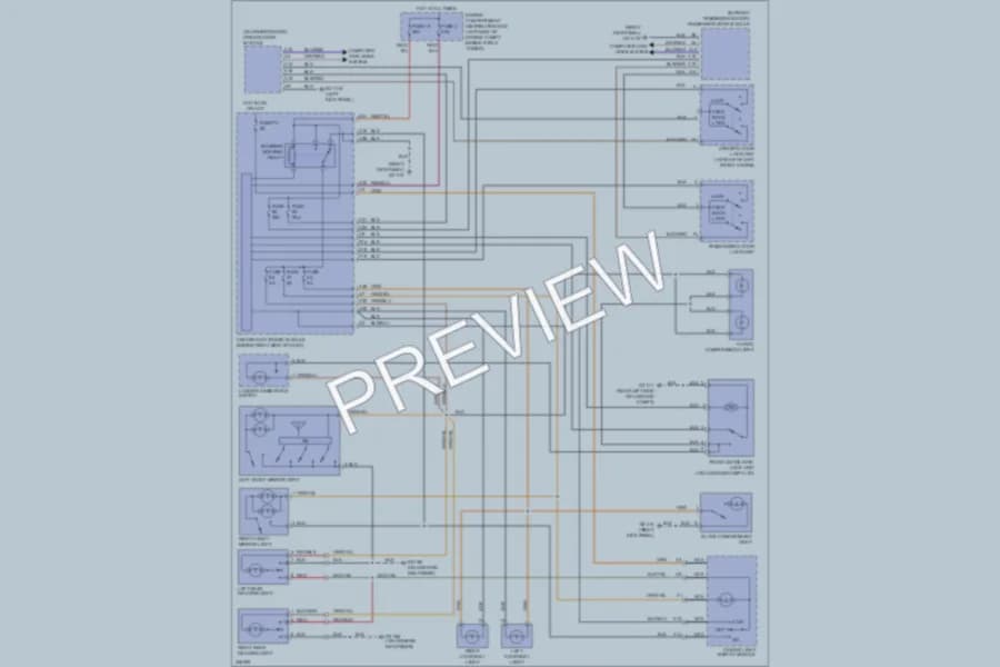 2006 Volvo C70 Interior Lights wiring diagram preview