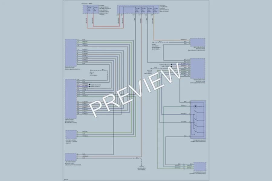2006 Volvo C70 Power Windows wiring diagram preview