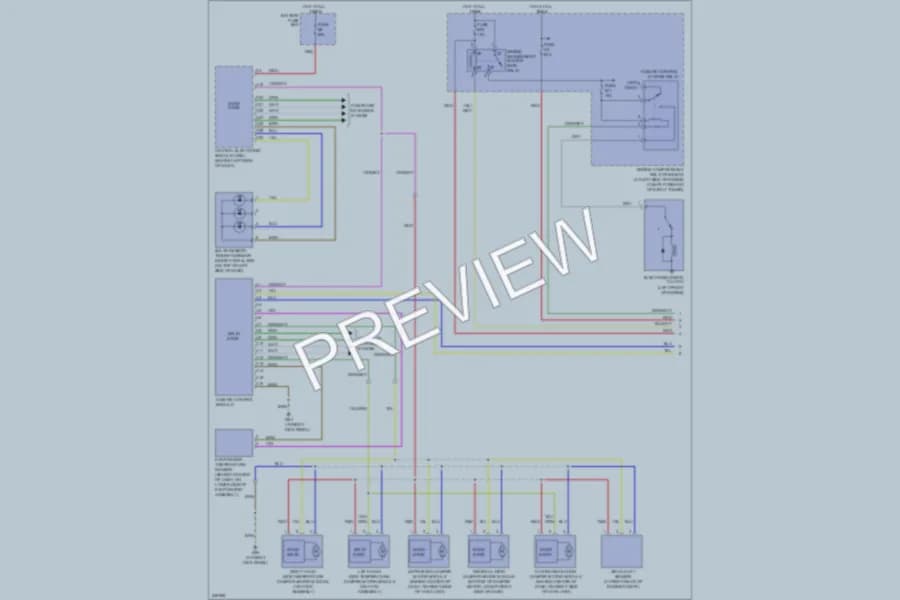 2006 Volvo S60 Air Conditioning wiring diagram preview
