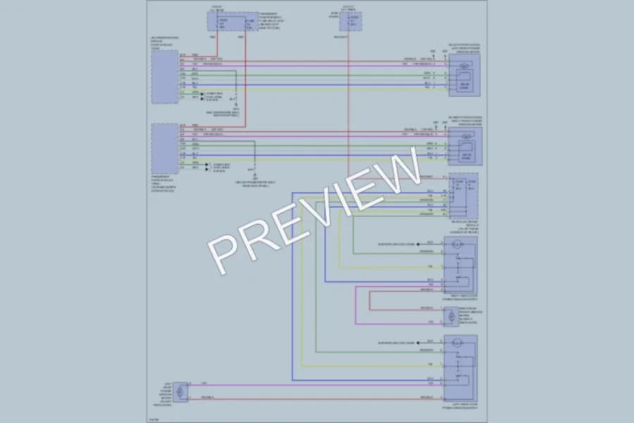 2006 Volvo S60 Power Windows wiring diagram preview