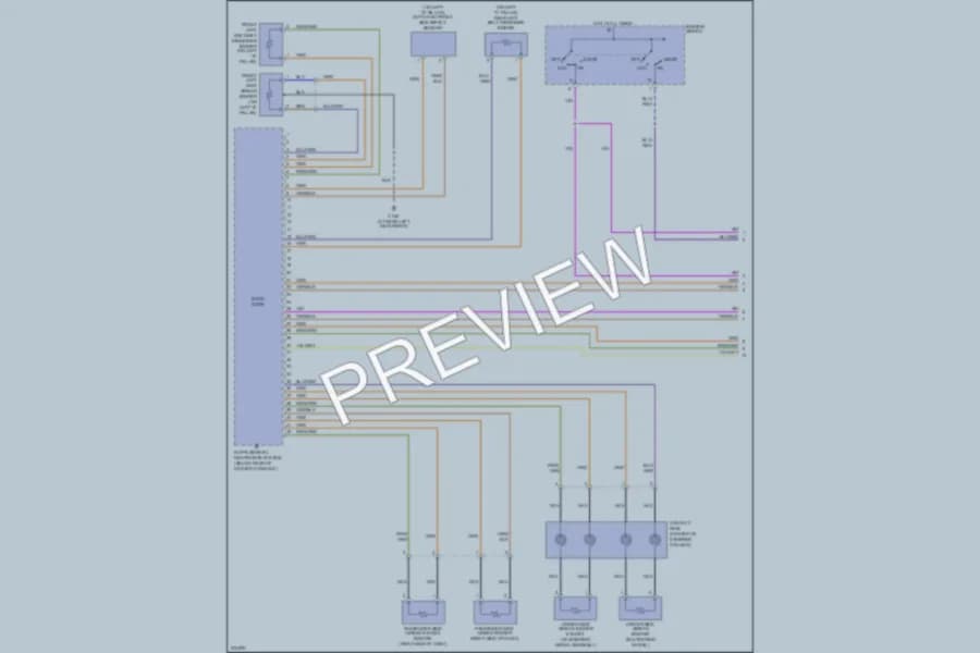 2006 Volvo S60 Supplemental Restraints wiring diagram preview
