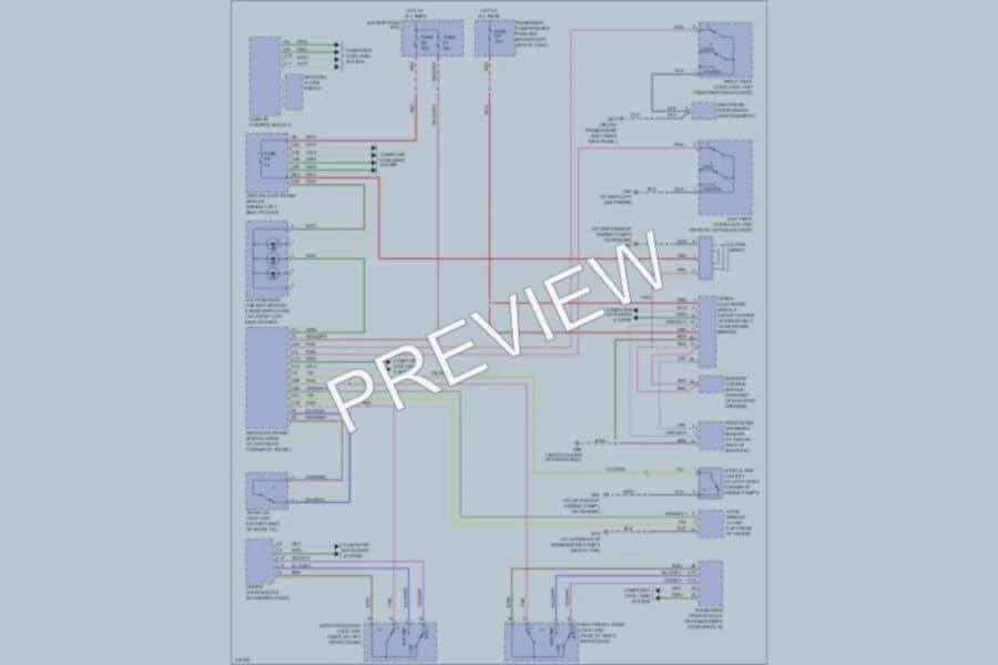 2006 Volvo S80 Anti Theft wiring diagram preview
