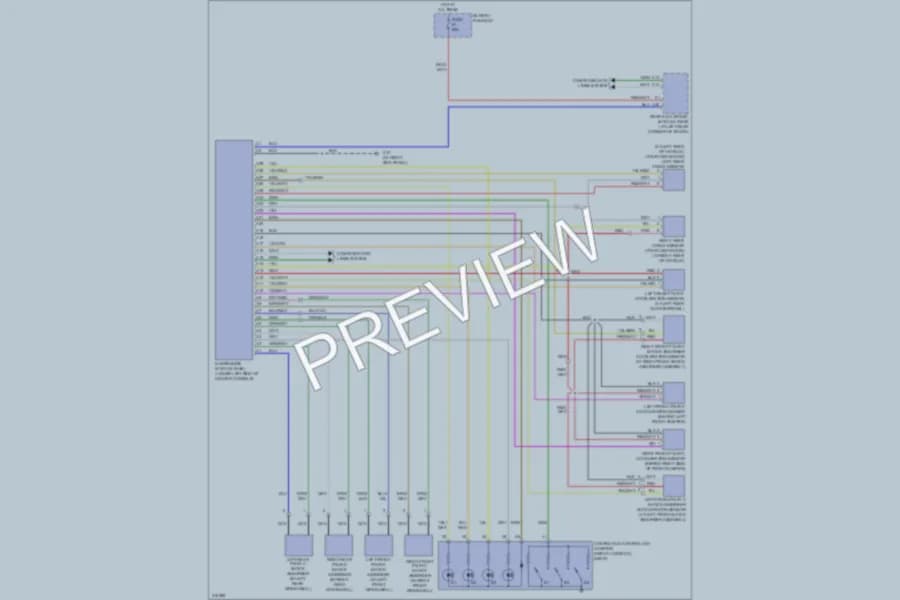 2006 Volvo S80 Electronic Suspension wiring diagram preview