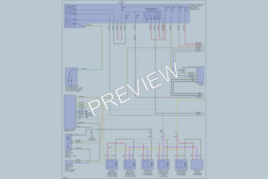 2006 Volvo V50 Air Conditioning wiring diagram preview