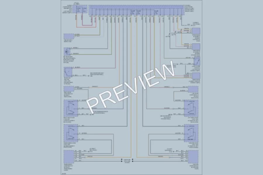 2006 Volvo V50 Anti Theft wiring diagram preview