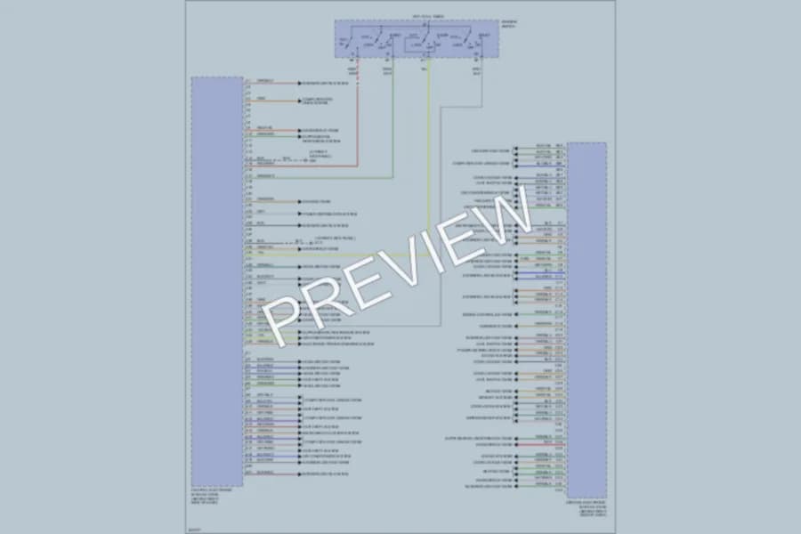 2006 Volvo V50 Body Control Modules wiring diagram preview