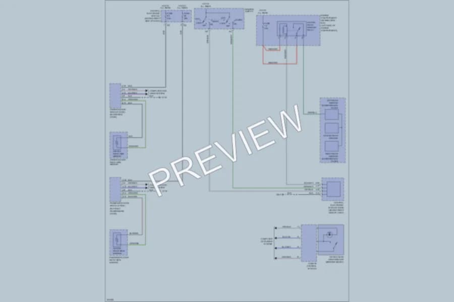 2006 Volvo V50 Defoggers wiring diagram preview