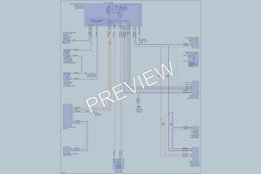 2006 Volvo V50 Instrument Cluster wiring diagram preview