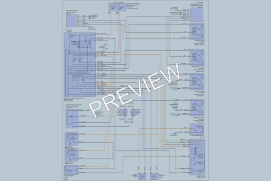 2006 Volvo V50 Interior Lights wiring diagram preview