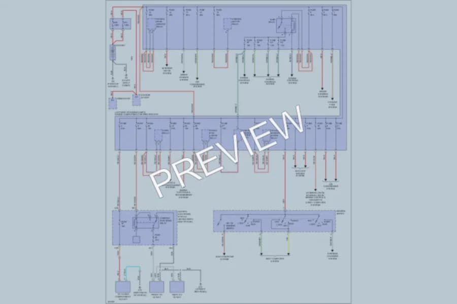 2006 Volvo V50 Power Distribution wiring diagram preview