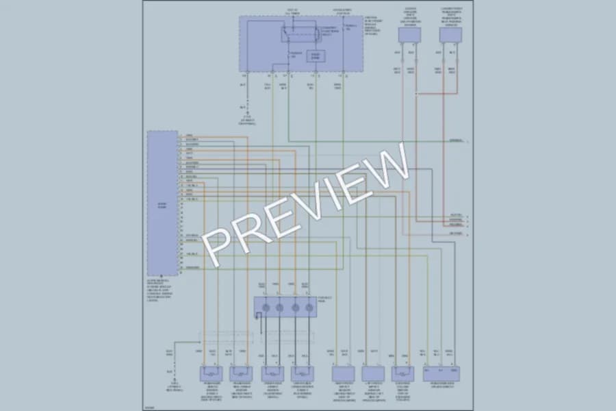 2006 Volvo V50 Supplemental Restraints wiring diagram preview