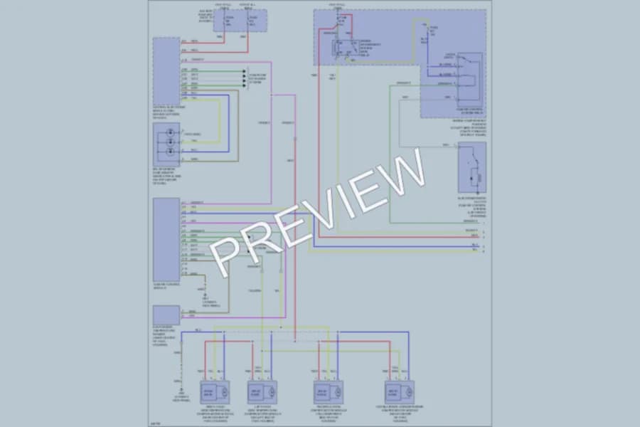 2006 Volvo V70 Air Conditioning wiring diagram preview