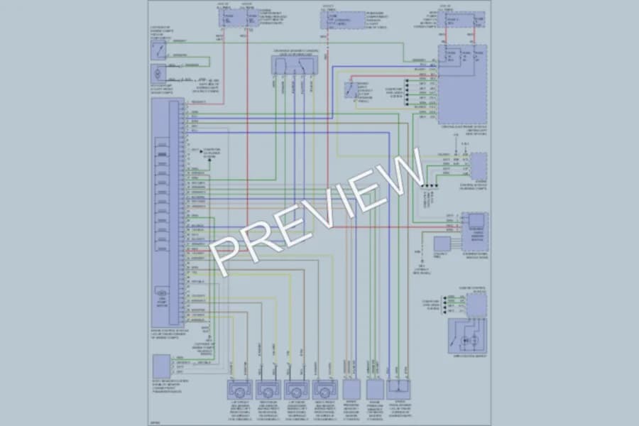 2006 Volvo V70 Anti Lock Brakes wiring diagram preview
