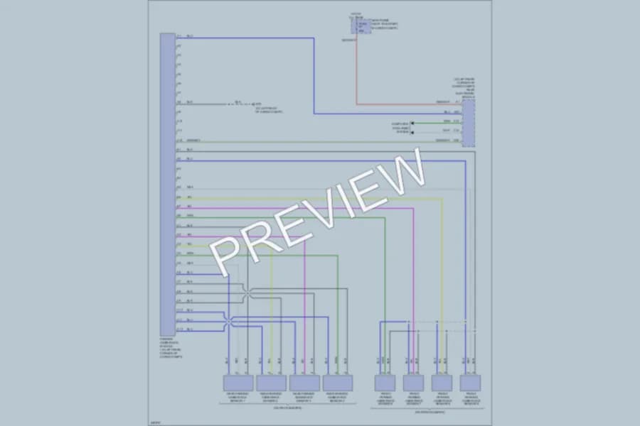 2006 Volvo XC70 Navigation wiring diagram preview