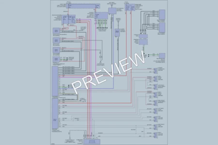 2006 Volvo XC70 Radio wiring diagram preview