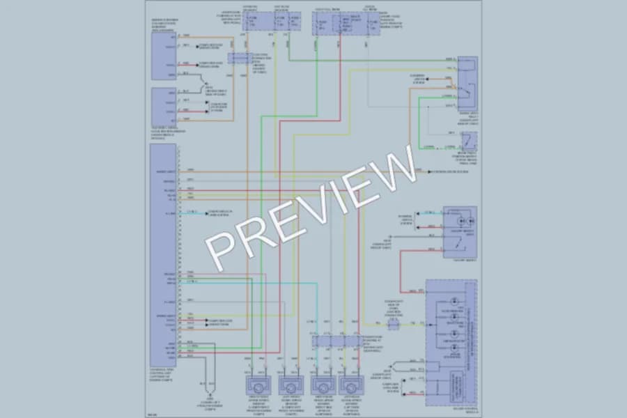 2007 Acura MDX Anti Lock Brakes wiring diagram preview