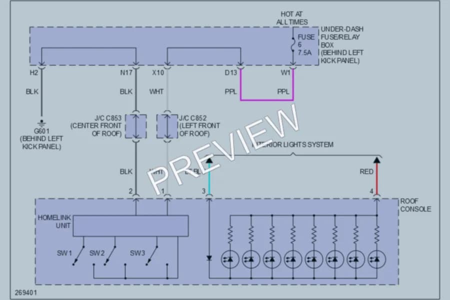 2007 Acura MDX Navigation wiring diagram preview