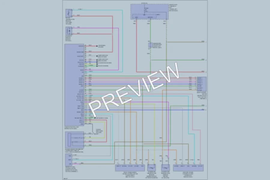 2007 Acura RDX Air Conditioning wiring diagram preview