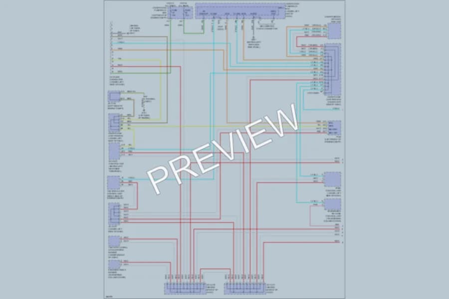 2007 Acura RDX Computer Data Lines wiring diagram preview
